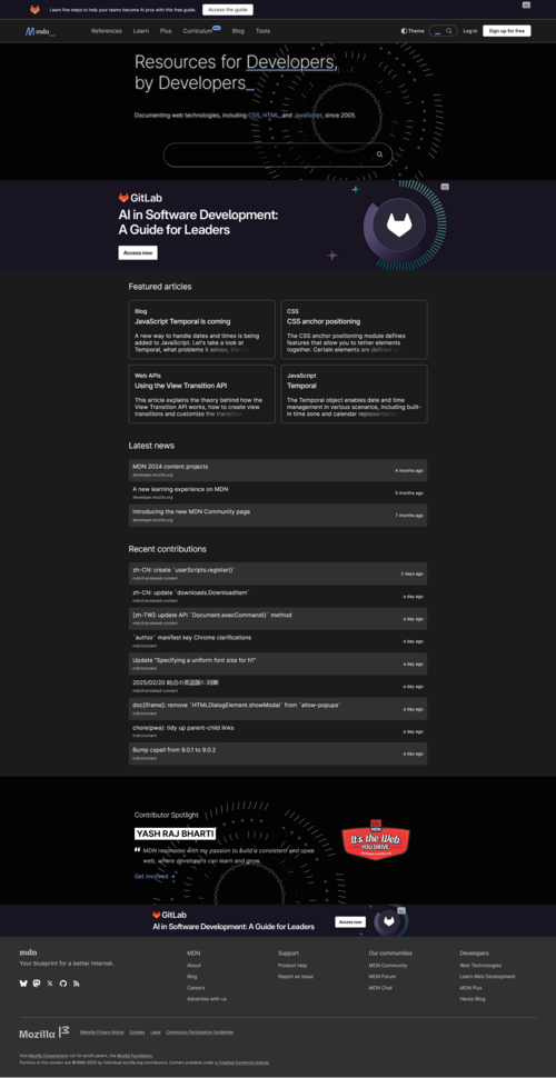 Mozilla Developer Network